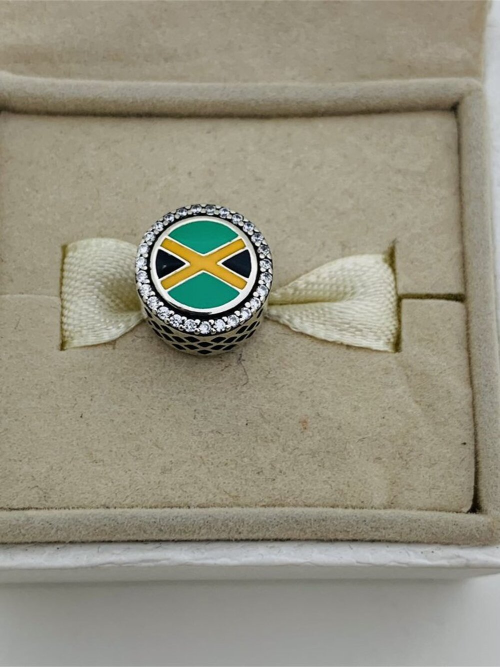 ✨🔥Pandora Jamaica Flag Bead Charm